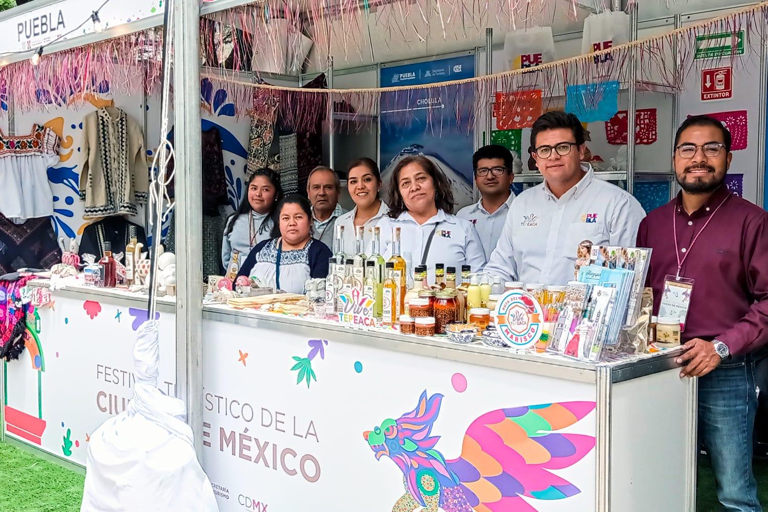 Puebla Brilla en el Festival Turístico de CDMX