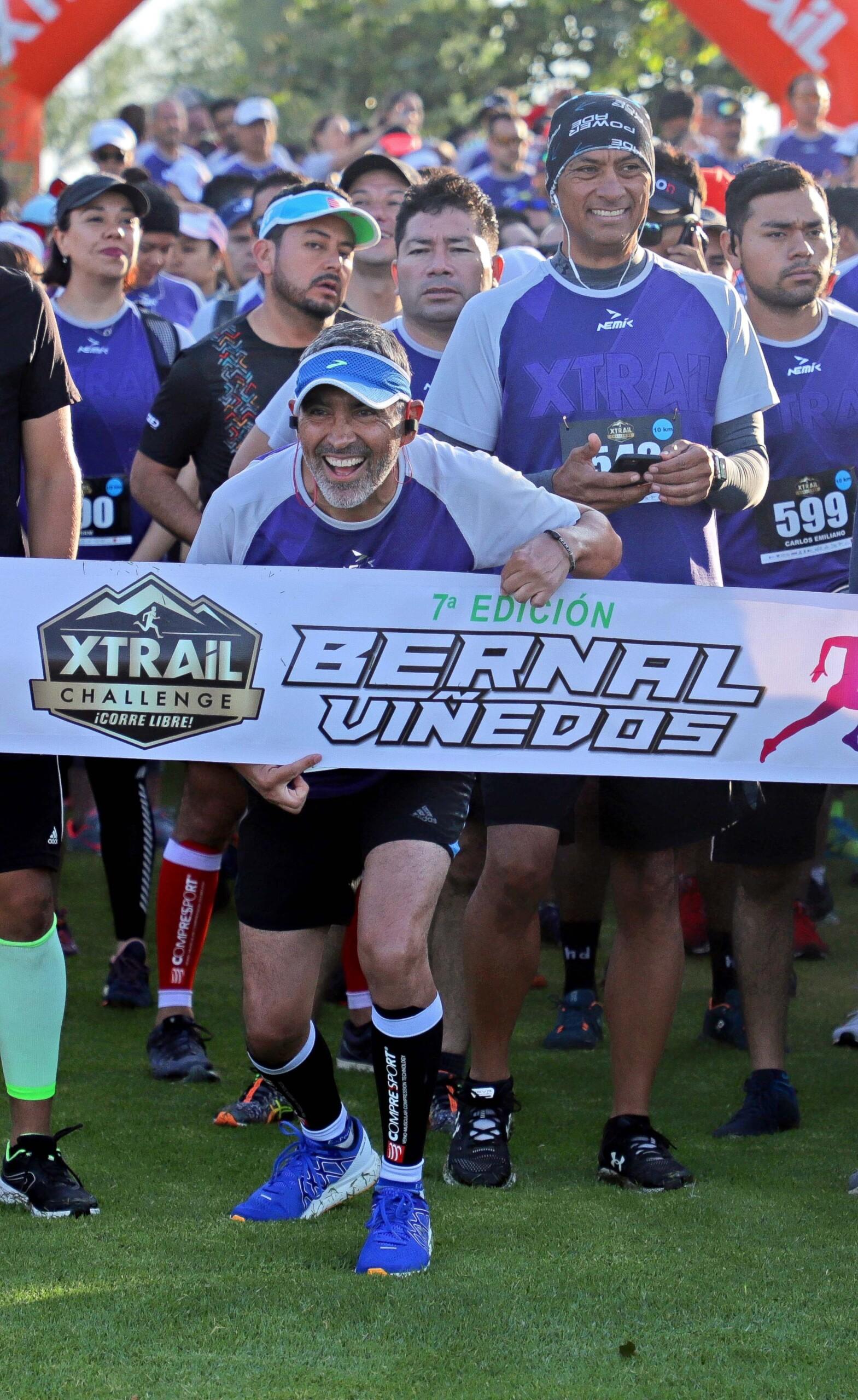 Edición 2024 de la Carrera Xtrail Bernal-Viñedos. La Secretaría de Turismo Estatal, a través del director de Promoción Turística, Rodrigo Ibarra