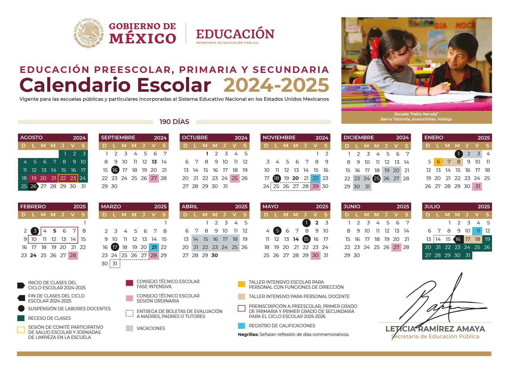 Publica SEP calendarios escolares 2024-2025 para Educación Básica y Normal. La Secretaría de Educación Pública (SEP) publicó en el Diario Oficial de la Federación