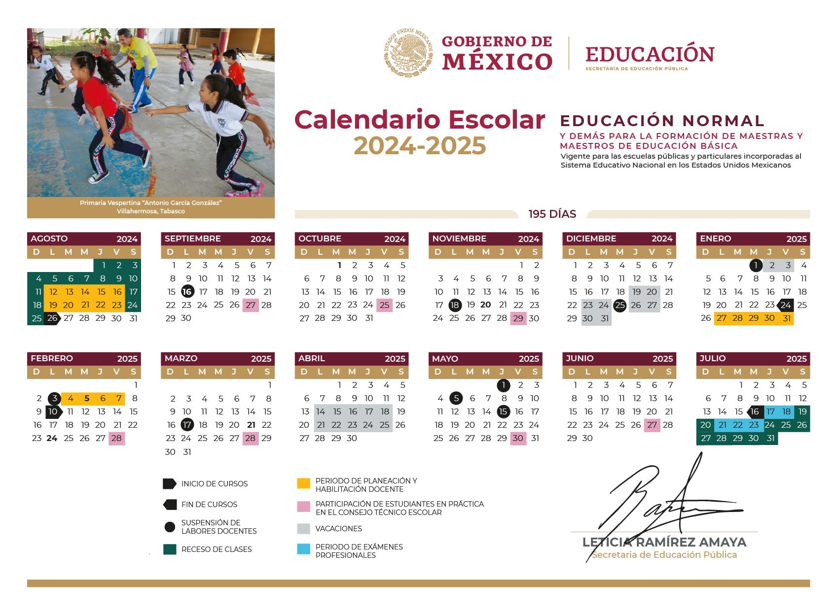 Publica SEP calendarios escolares 2024-2025 para Educación Básica y Normal. La Secretaría de Educación Pública (SEP) publicó en el Diario Oficial de la Federación