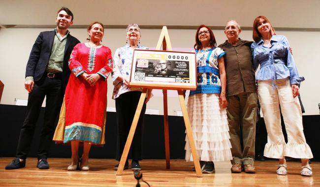 Homenaje con Lotería Nacional al escritor y dramaturgo Rodolfo Usigli Wainer. Las secretarías de Educación Pública (SEP) y de Cultura, a través del Instituto Nacional