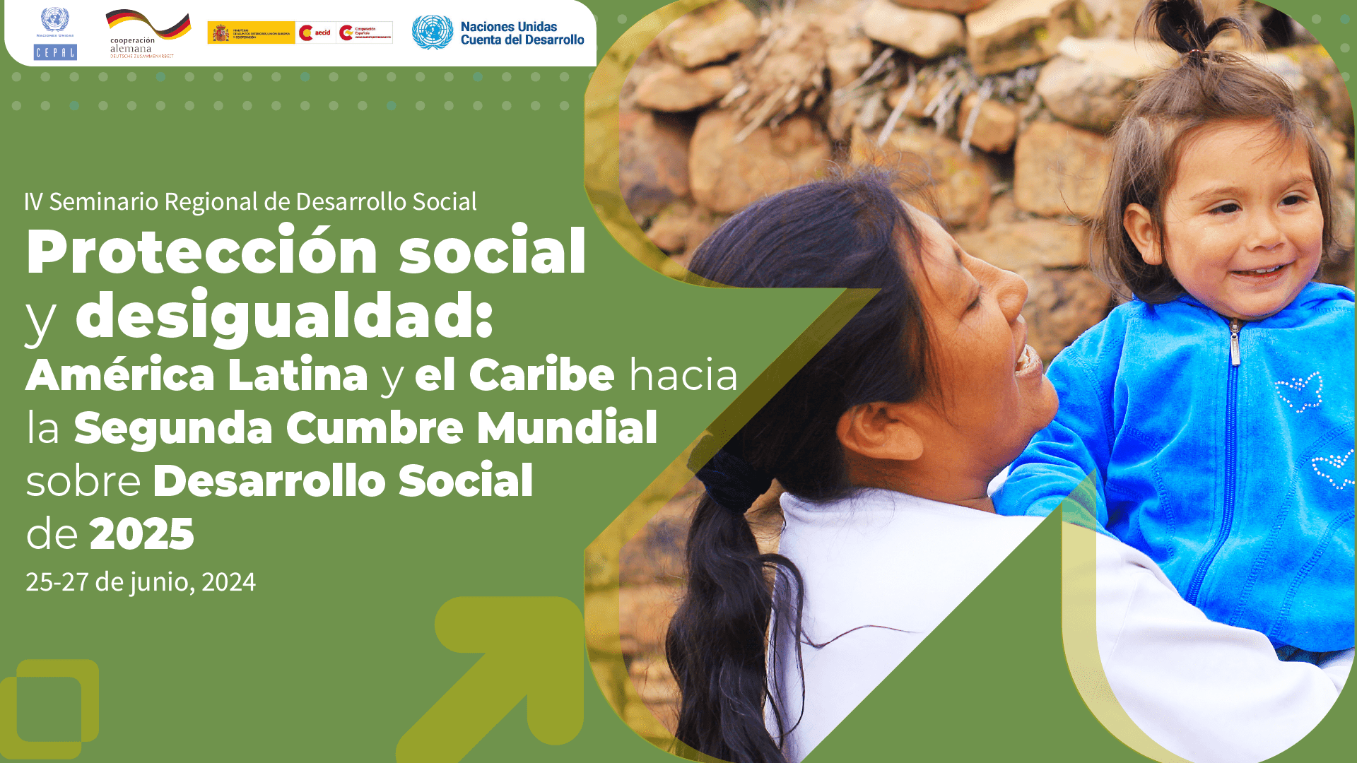 Cuarto Seminario Regional de Desarrollo Social de la CEPAL se realizará del 25 al 27 de junio enfocado en la protección social y la desigualdad.