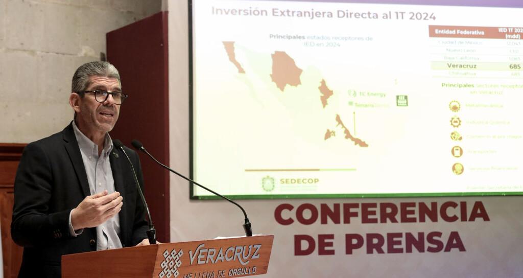 Veracruz, en primeros lugares de inversión extranjera y generación de empleos.