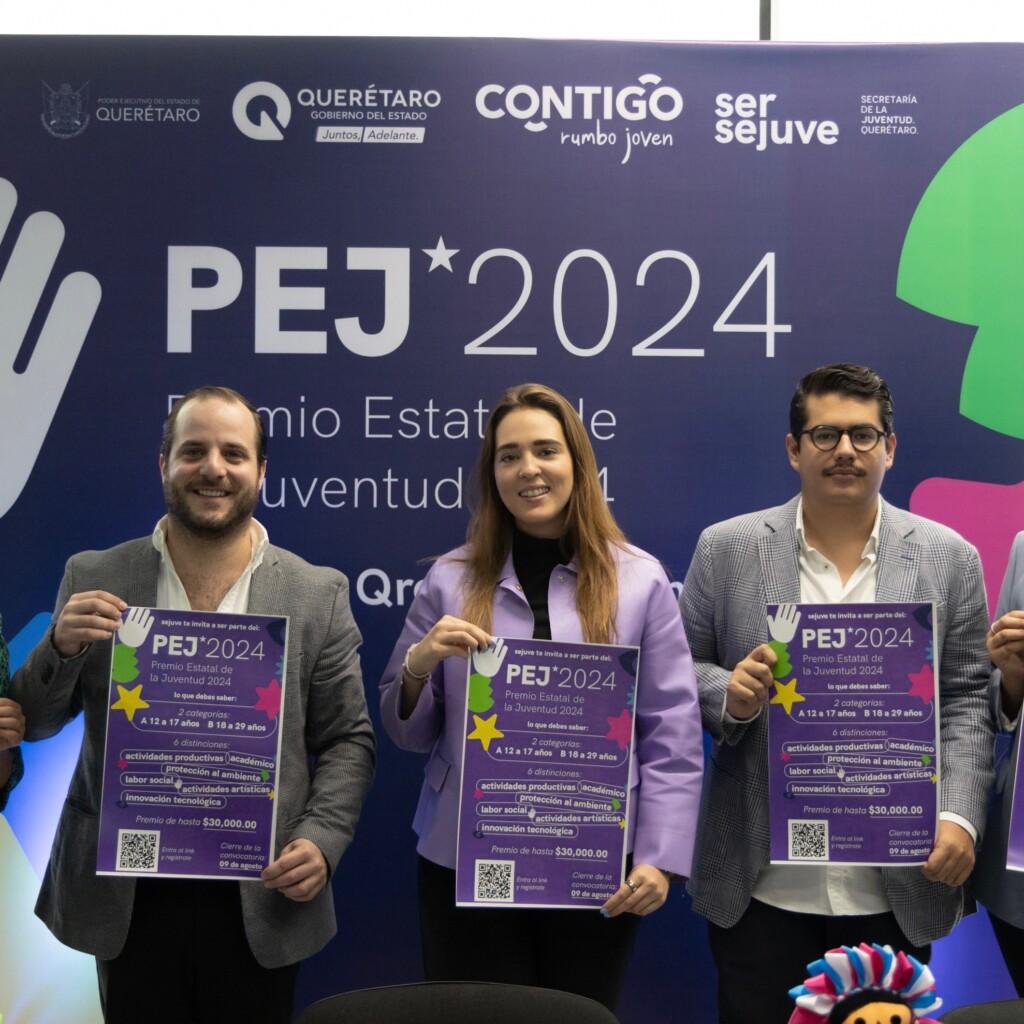 Anuncian Premio Estatal de la Juventud 2024; Querétaro. La secretaria de la Juventud (SEJUVE), Virginia Hernández Vázquez, dio a conocer la convocatoria para particip