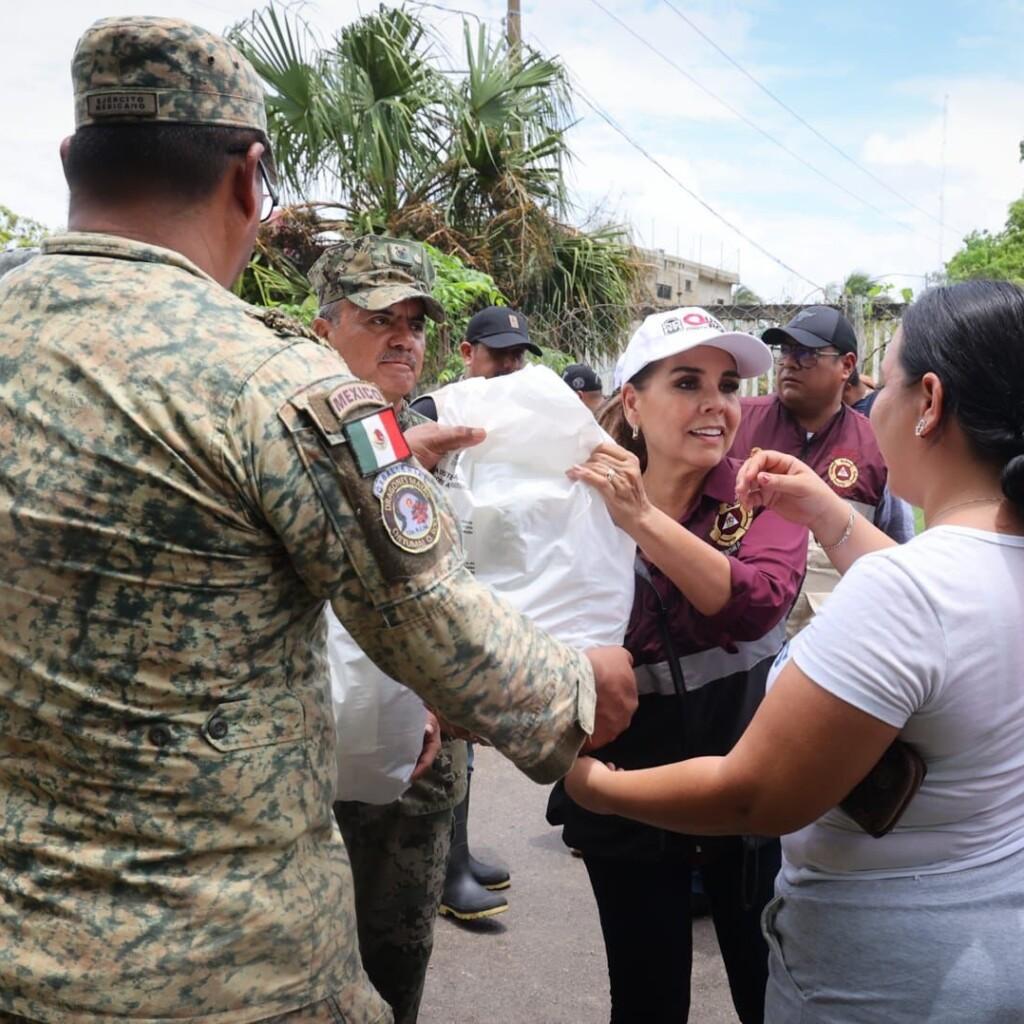 Lezama Agradece a la Sedena por Labores de Apoyo en Chetumal. La Gobernadora de Quintana Roo, Mara Lezama, ha expresado su agradecimiento