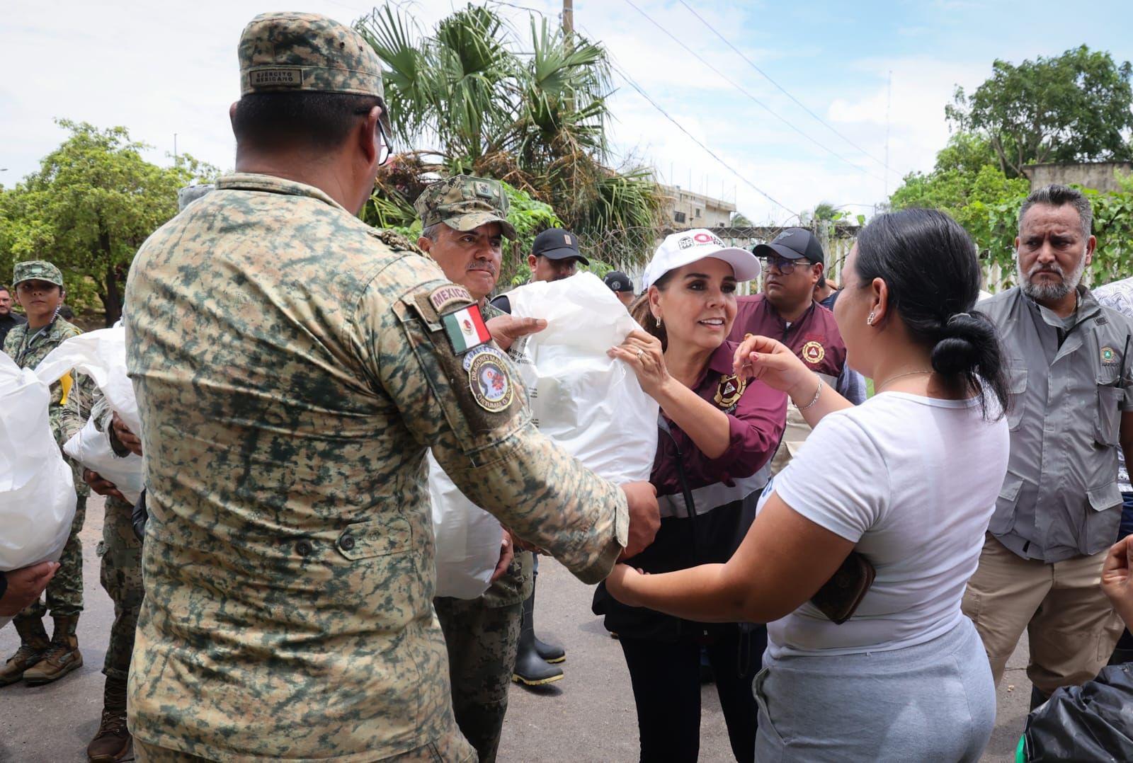 Lezama Agradece a la Sedena por Labores de Apoyo en Chetumal. La Gobernadora de Quintana Roo, Mara Lezama, ha expresado su agradecimiento