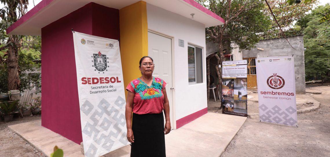 Garantiza SEDESOL vivienda digna y agua potable a veracruzanos del sur. En atención de las familias veracruzanas, la Secretaría de Desarrollo Social