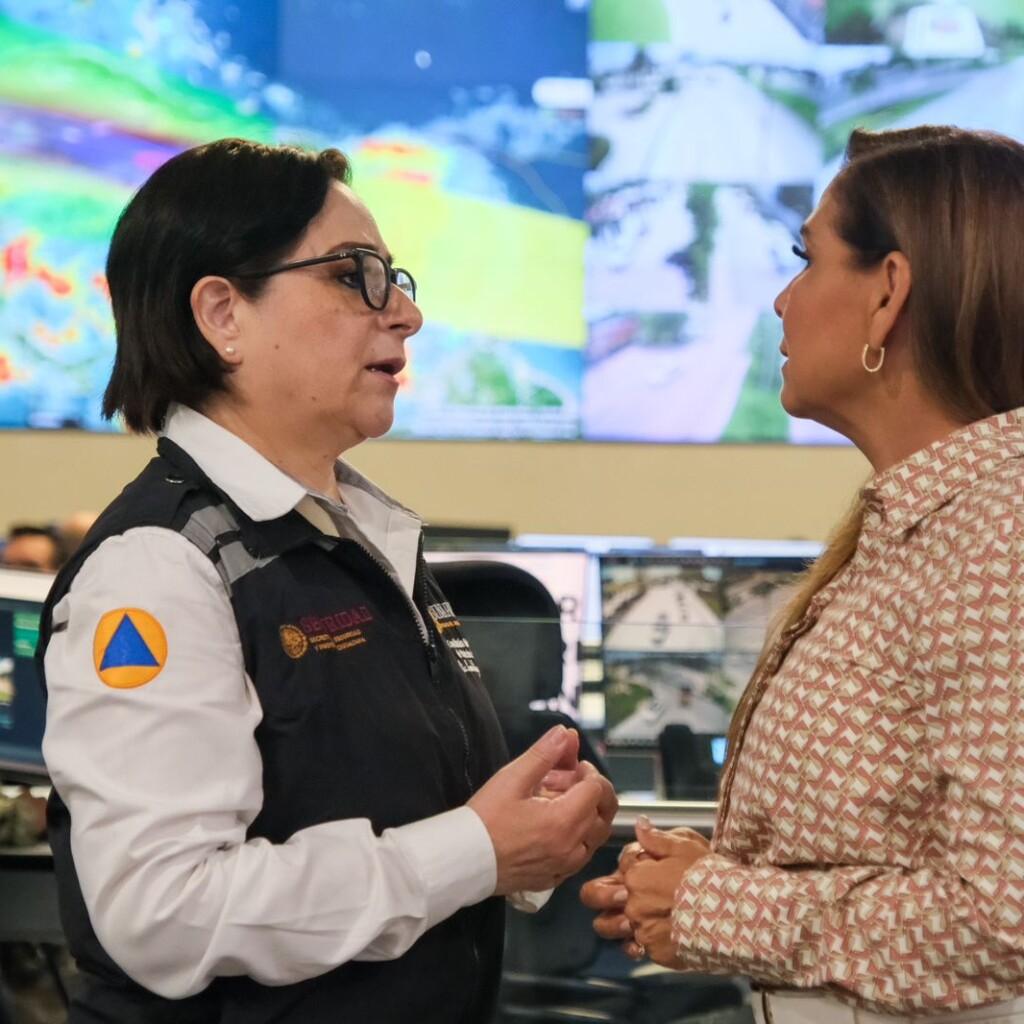 Acciones en Quintana Roo ante la llegada del Huracán “Beryl”. Para fortalecer el trabajo de manera coordinada y preventiva y anticipar