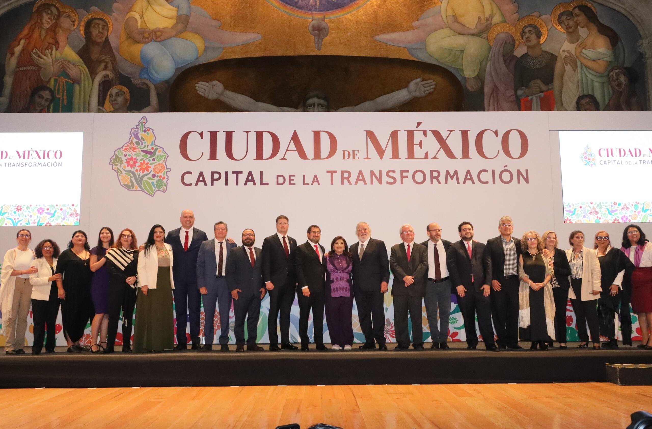 Clara Brugada presenta gabinete paritario para liderar la Ciudad de México 2024-2030