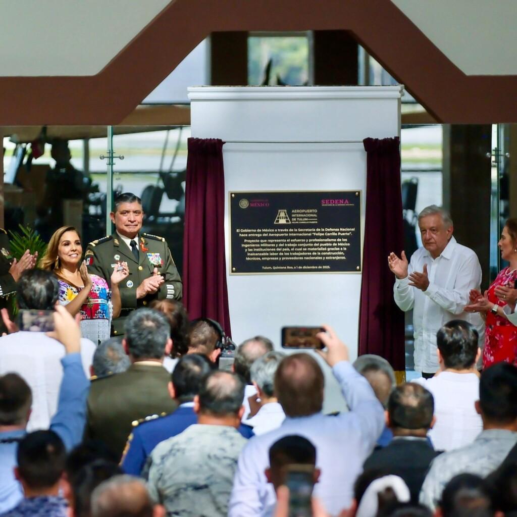 Inauguración del aeropuerto