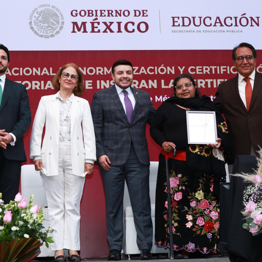 Conocer cumple 29 años de certificar a los mexicanos. La Secretaría de Educación Pública (SEP) llevó a cabo la ceremonia