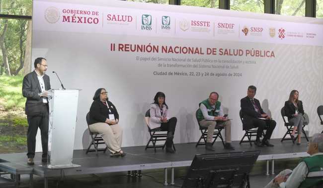 Resultados de la Encuesta Nacional de Salud y Nutrición (Ensanut) 2020-2023. Autoridades de la Secretaría de Salud y del Instituto Nacional de Salud Pública (INSP