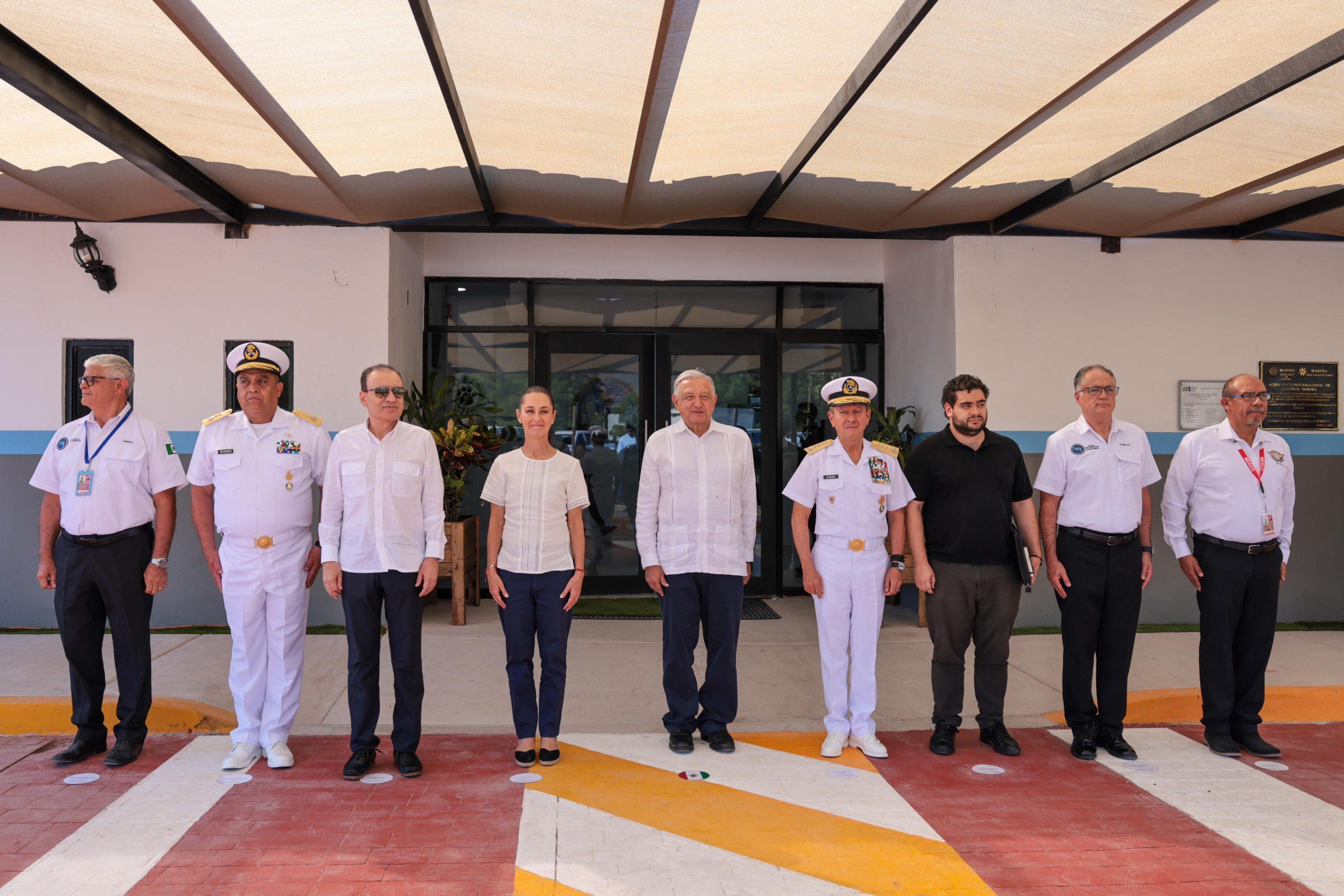 Inauguración del Sistema Portuario Nacional. El presidente Andrés Manuel López Obrador inauguró este día siete importantes obras del