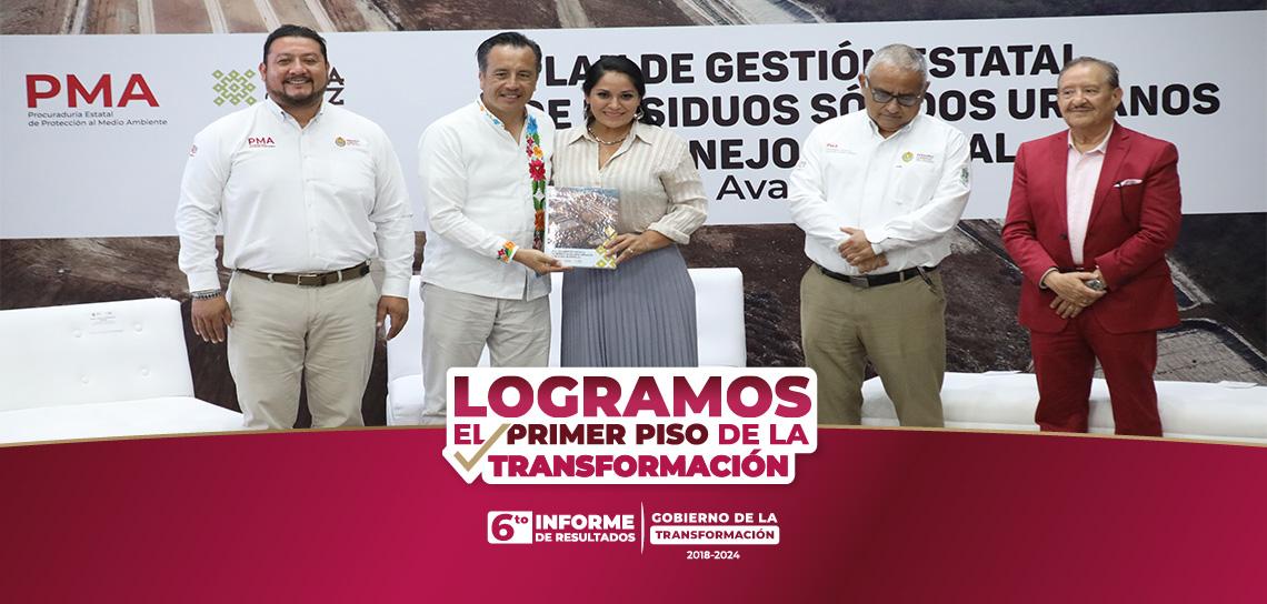 Veracruz, ejemplo al sustituir tiraderos a cielo abierto por rellenos sanitarios. Con 14 rellenos sanitarios y 5 centros de transferencia, Veracruz dispone