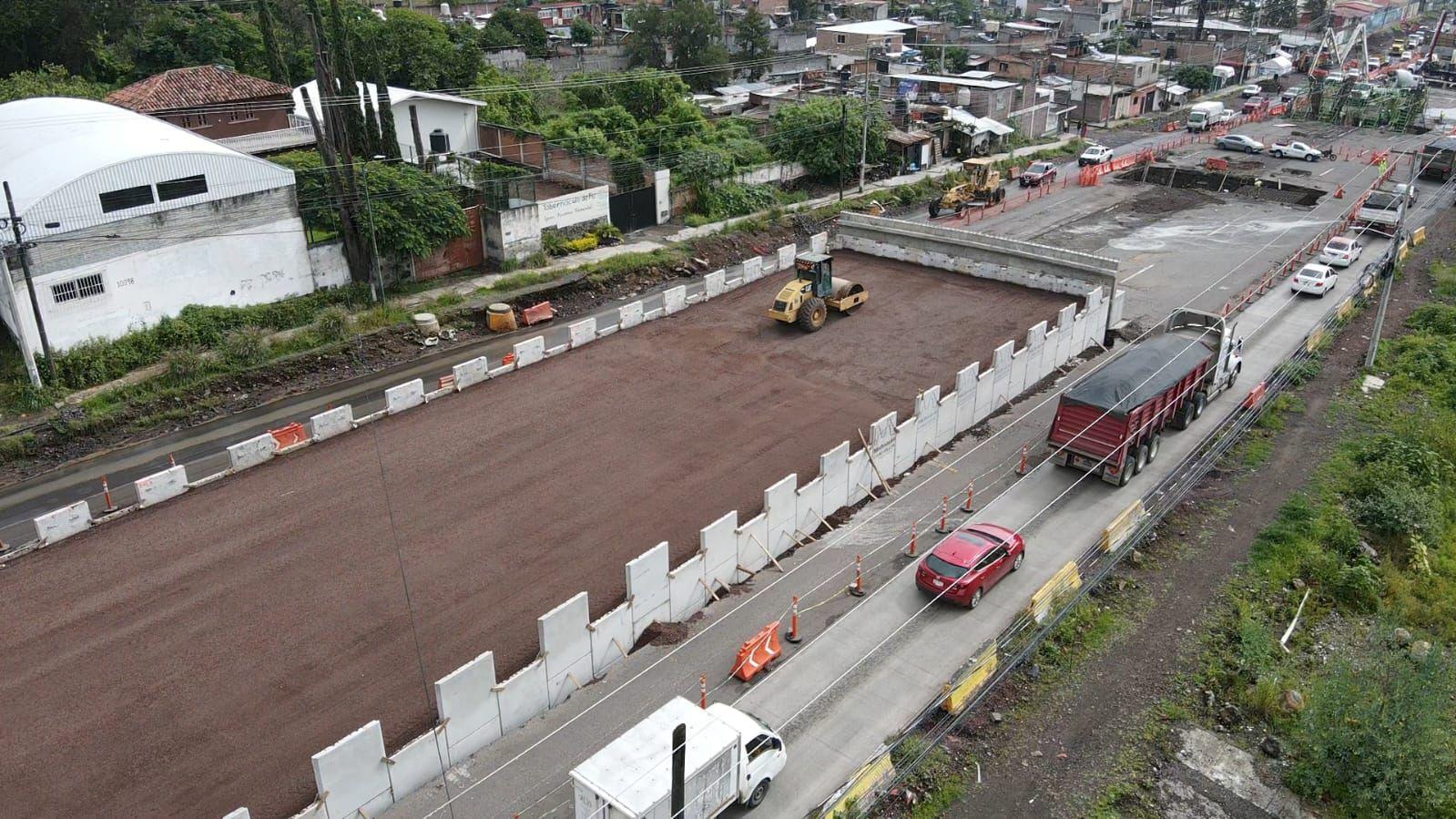 SCOP realiza obras multianuales para reducir el tráfico de Morelia. Con el esquema de inversión multianual que aplica el gobierno de Alfredo R