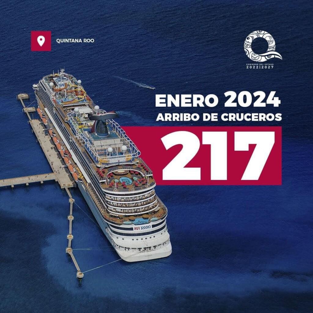 Llegada de cruceros a