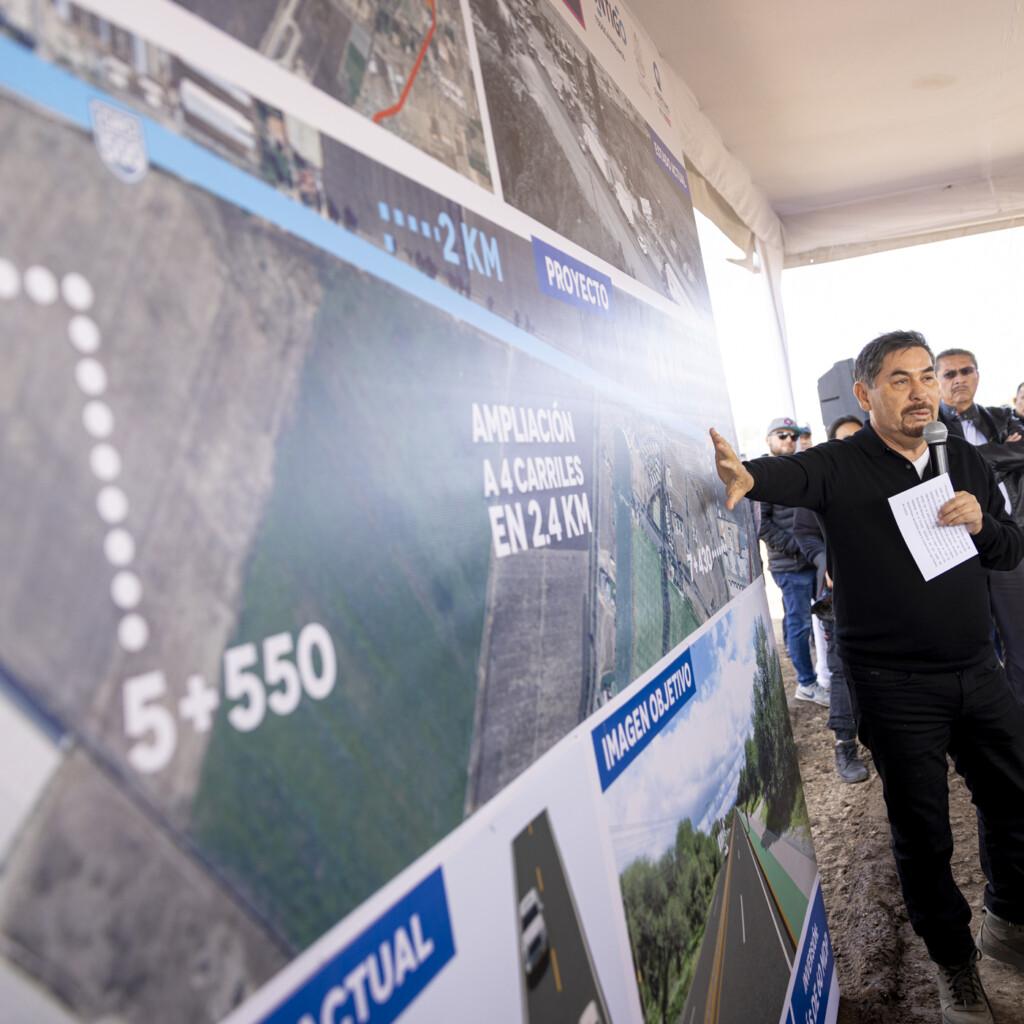 Obras de modernización en la carretera estatal 500; Querétaro. A fin de seguir fortaleciendo la red carretera para la conectividad y el desarrollo