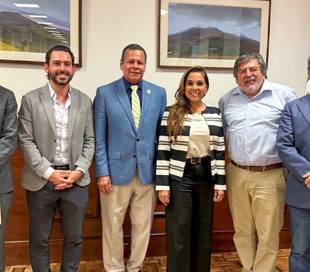 Trabajo por mejora en seguridad y movilidad en el Aeropuerto Internacional de Cancún. La gobernadora Mara Lezama Espinosa sostuvo una reunión esta tarde con el subsecretario