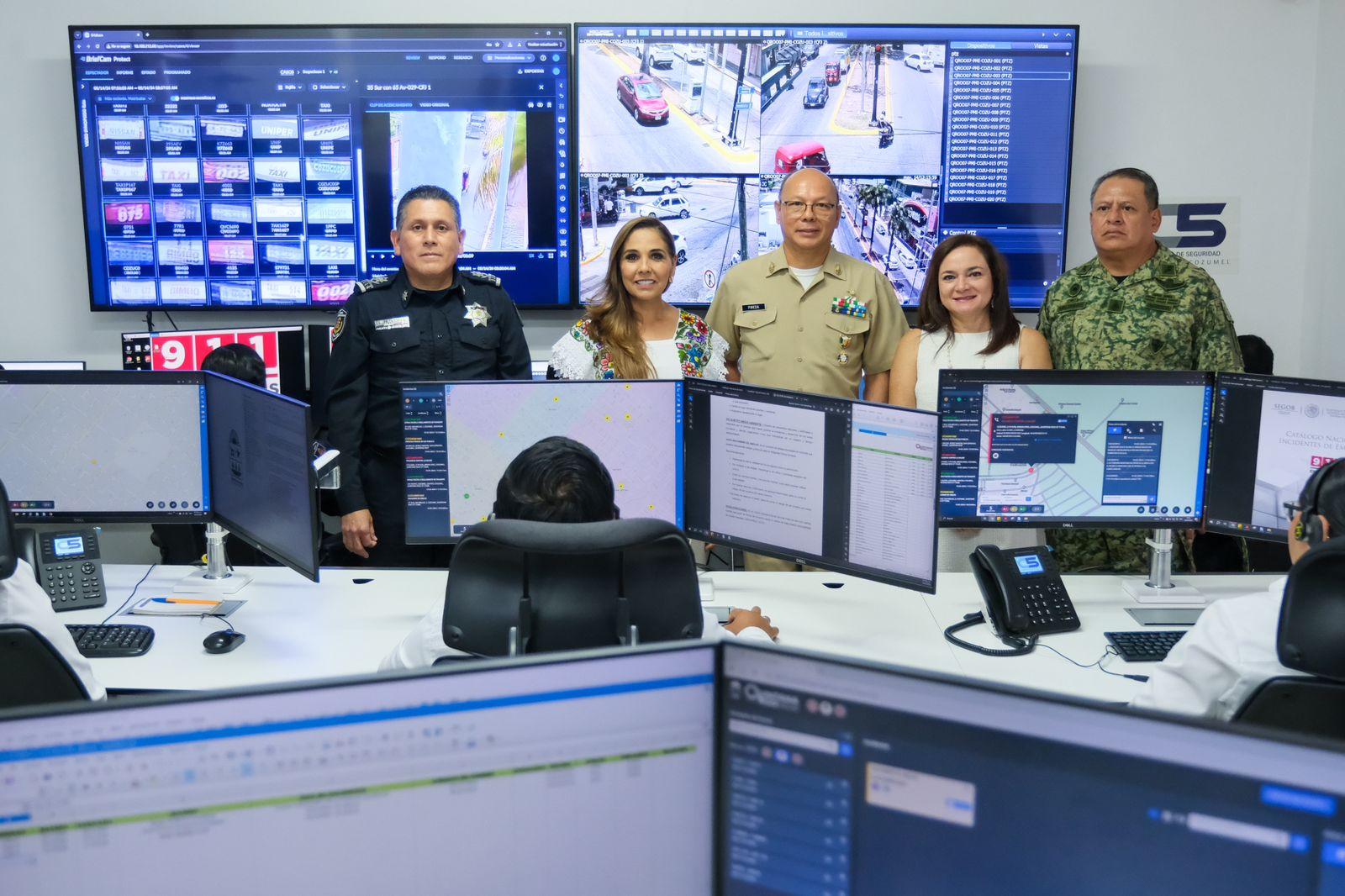 Supervisión de la eficacia de tecnología y videovigilancia en Cozumel a través de interacción entre el C2 de Cozumel y el subcentro regional del C5 de la SSC