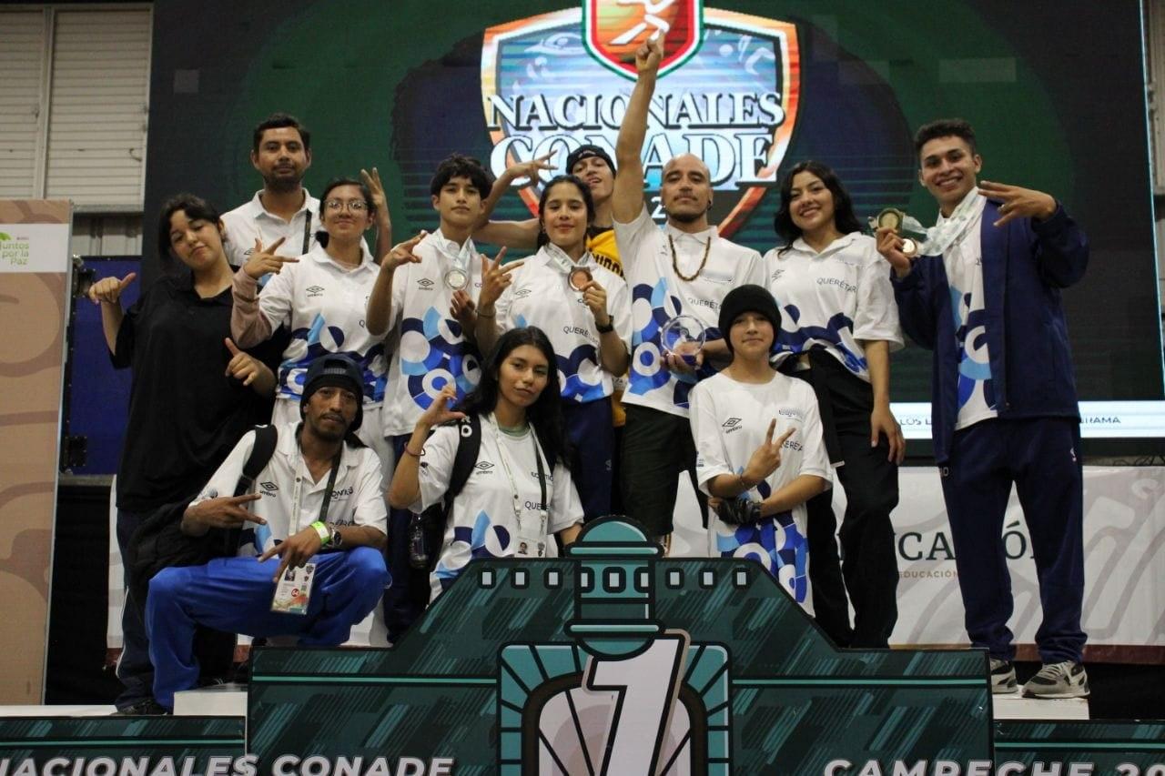 Querétaro, subcampeón en breaking a nivel nacional. Los atletas de la selección queretana de Breaking asistieron a la